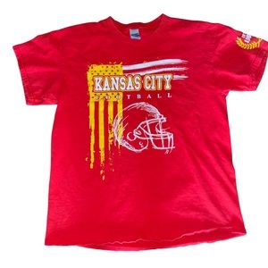 Kansas City Chiefs Football T-Shirt: Adult unisex large: Mahomes: Kelce